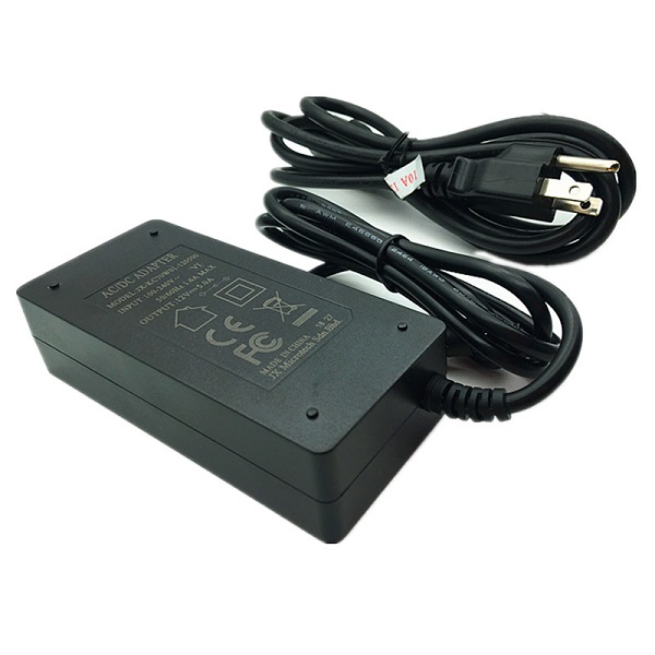 12V 5A POWER SUPPLY with 5.5mm OD/2.1mm ID DC Jack - US version
